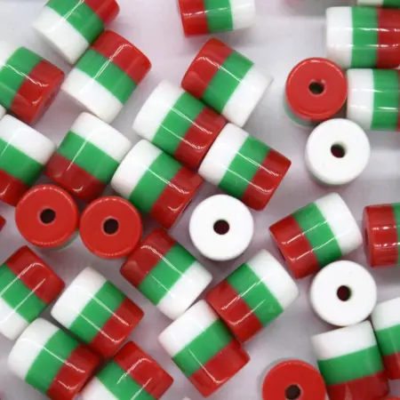 Мънисто цилиндър 9.4х7.8 мм.