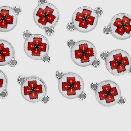 Свързващо CCB мънисто 20х13х4 мм.