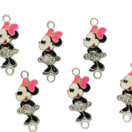 Свързващо метално мънисто 26х10 мм.