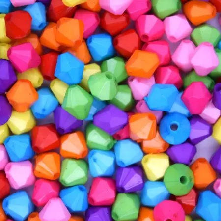 Мънисто многоцветни 8х8 мм.