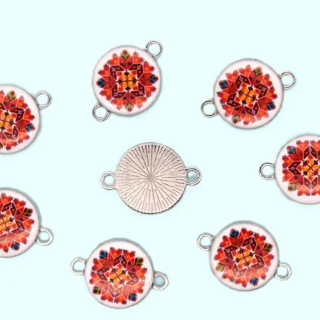 Свързващо метално мънисто 20х14 мм. 10