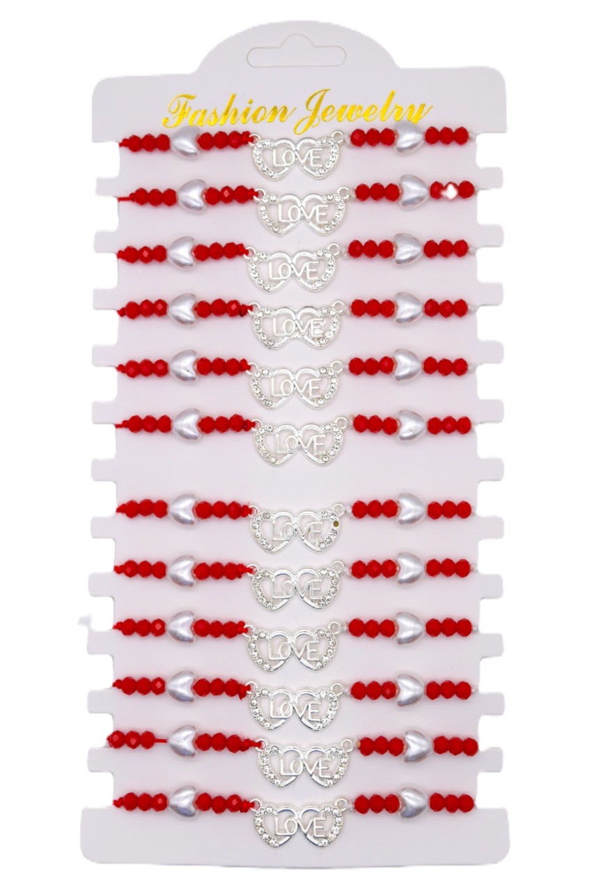 Комплект от 12 гривни - мартеница с мъниста 9