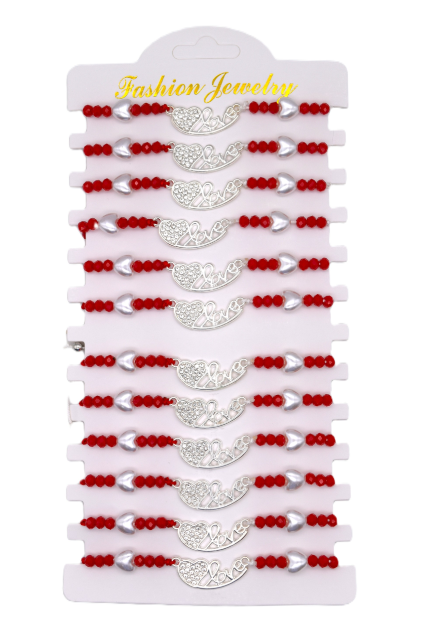 Комплект от 12 гривни - мартеница с мъниста 8