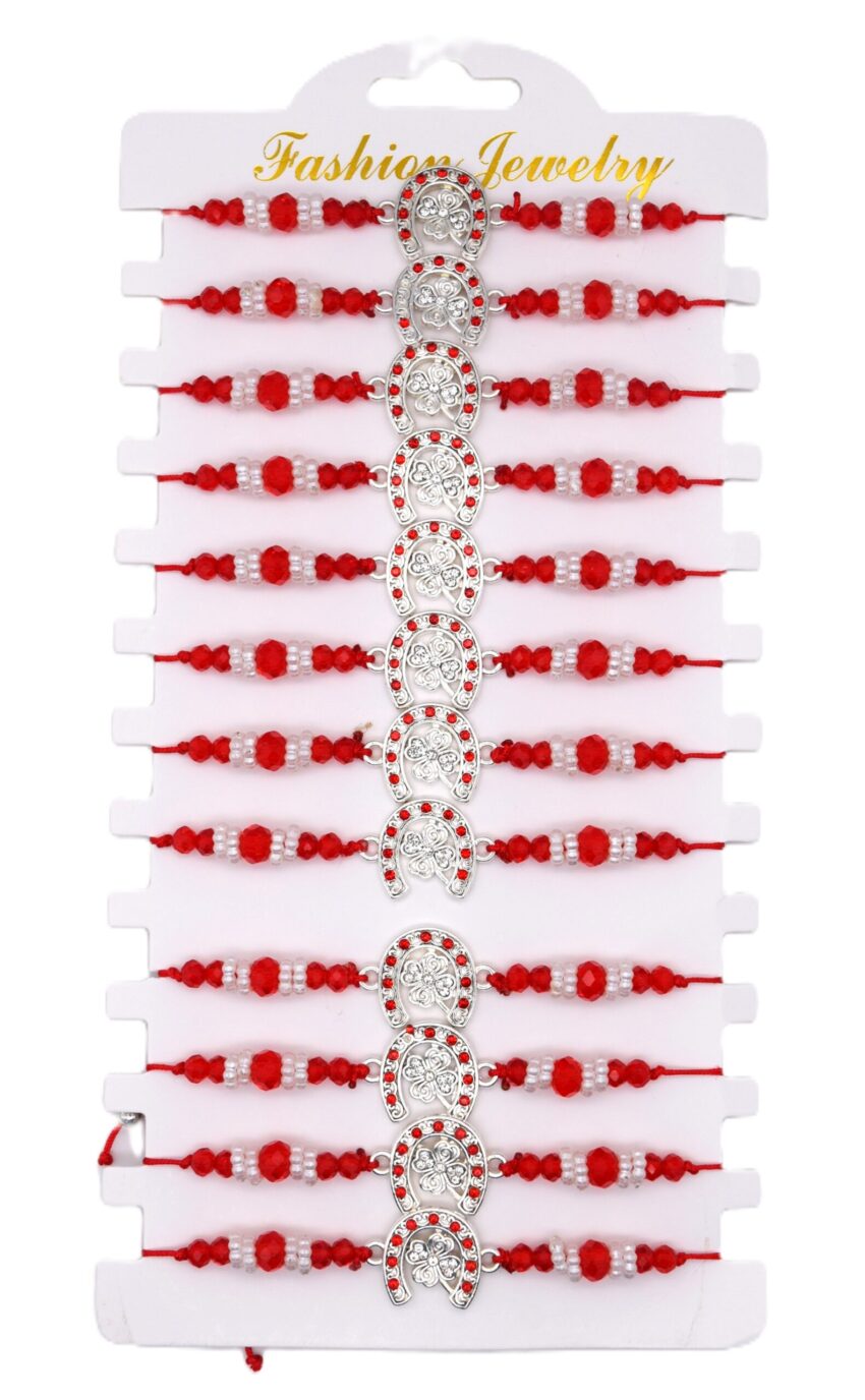 Комплект от 12 гривни - мартеница с мъниста 14