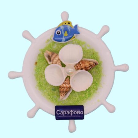 Сувенирен 3D магнит рул – Сарафово