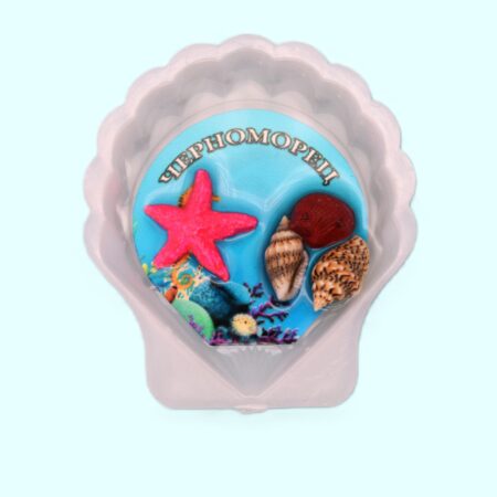 Сувенирен 3D магнит мида – Черноморец 2