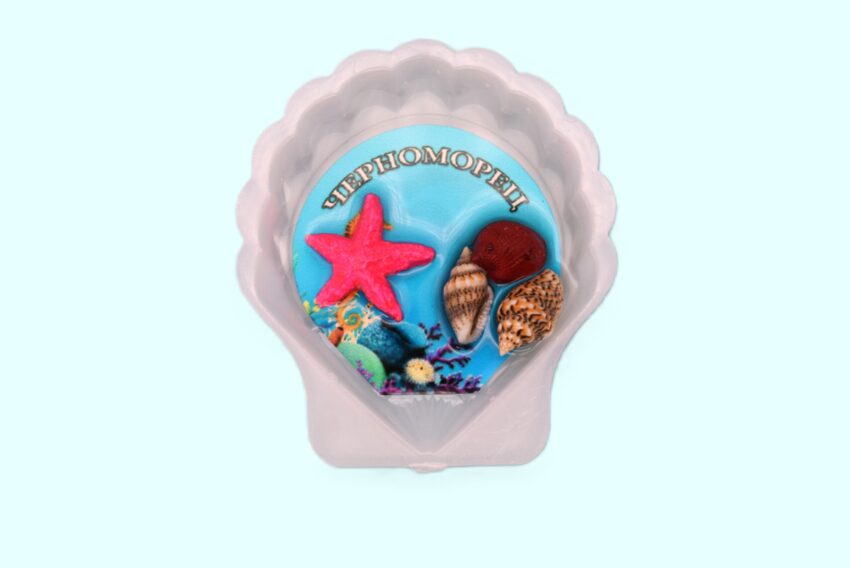 Сувенирен 3D магнит мида - Черноморец 2