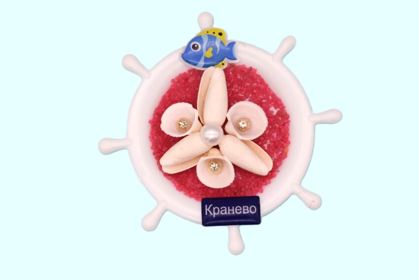 Сувенирен 3D магнит рул - Кранево 3