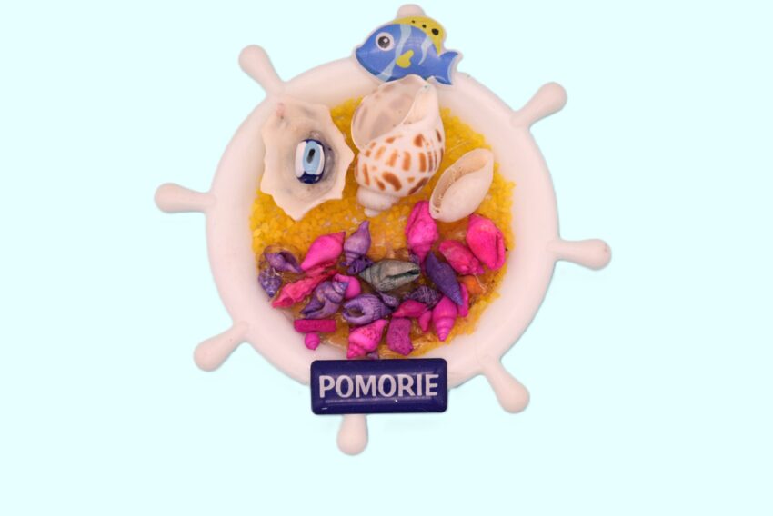 Сувенирен 3D магнит рул - Поморие 2