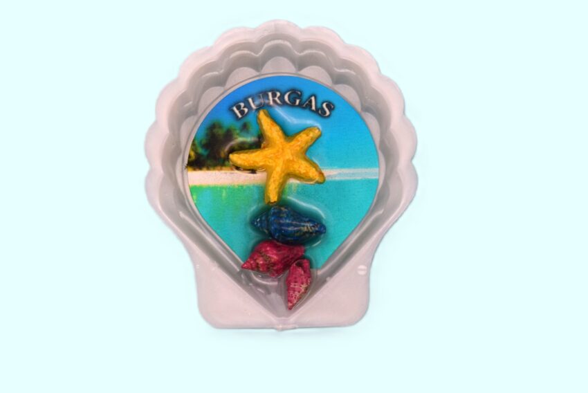 Сувенирен 3D магнит мида - Бургас 2