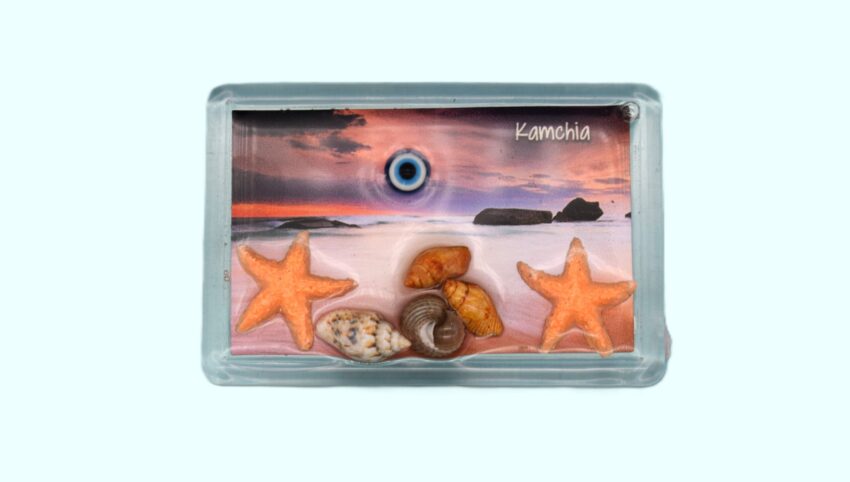 Сувенирен 3D магнит плочка - Камчия