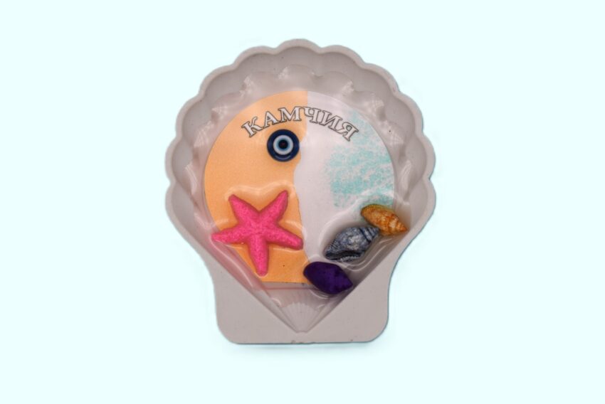 Сувенирен 3D магнит мида - Камчия 2