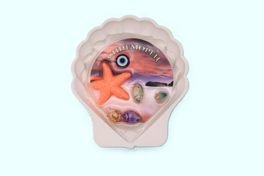 Сувенирен 3D магнит мида - Синеморец