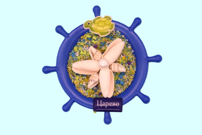 Сувенирен 3D магнит рул - Царево