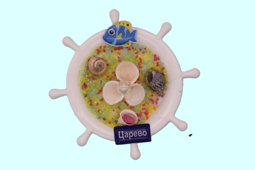 Сувенирен 3D магнит рул - Царево 3