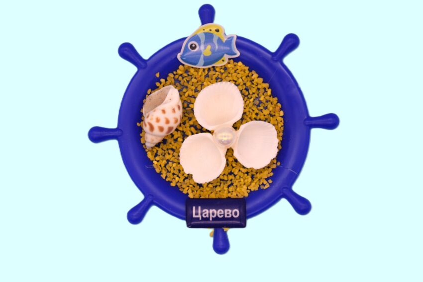 Сувенирен 3D магнит рул - Царево 4