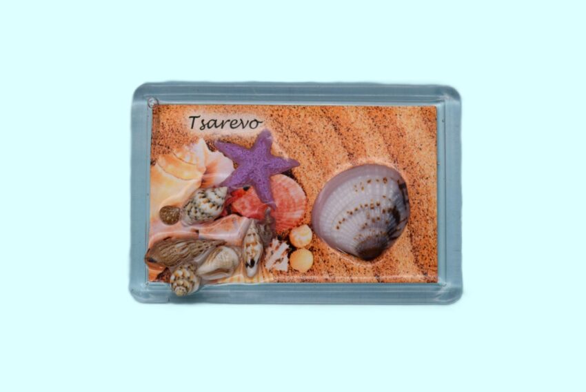 Сувенирен 3D магнит плочка - Царево