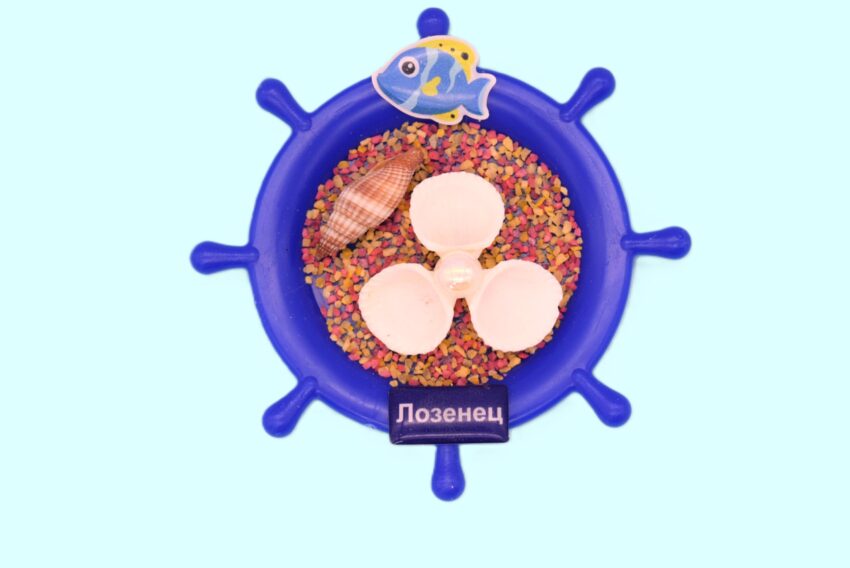 Сувенирен 3D магнит рул - Лозенец