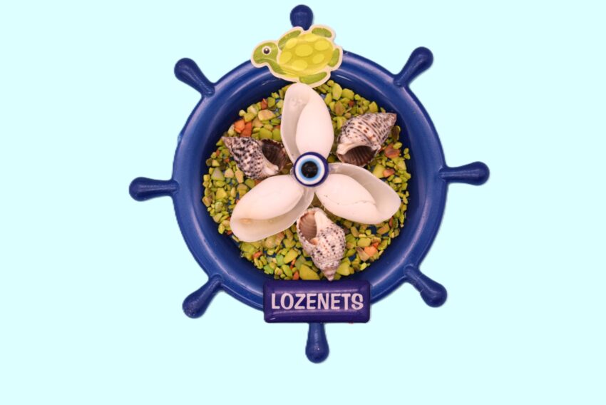 Сувенирен 3D магнит рул - Лозенец 3