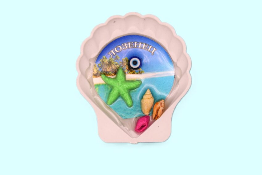 Сувенирен 3D магнит мида - Лозенец