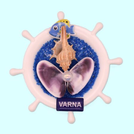 Сувенирен 3D магнит рул – Варна 2