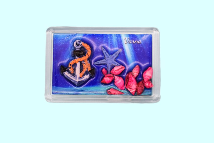 Сувенирен 3D магнит плочка - Варна