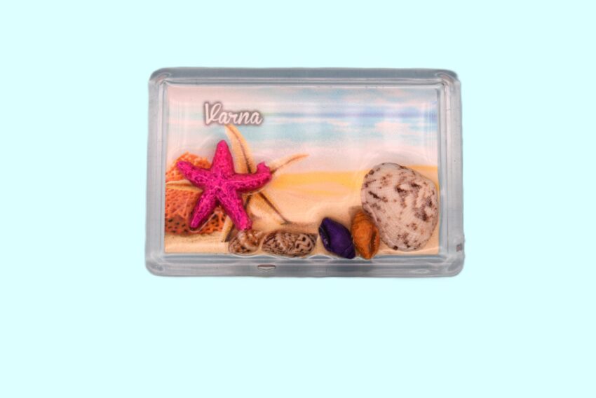 Сувенирен 3D магнит плочка - Варна 2