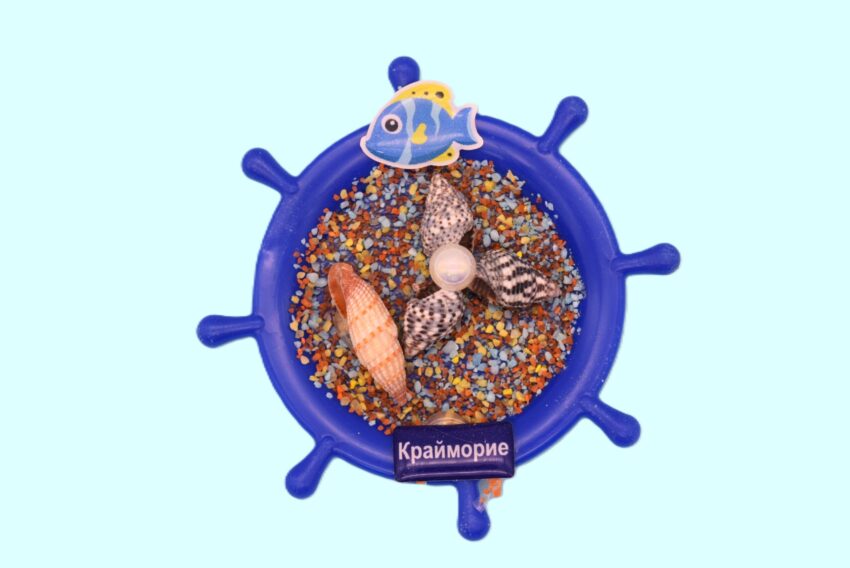 Сувенирен 3D магнит рул - Крайморие 2