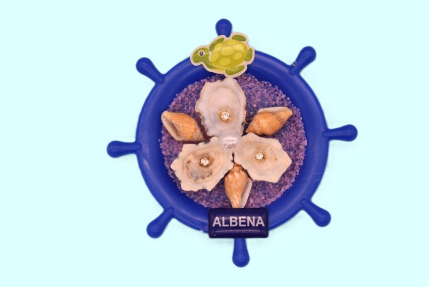 Сувенирен 3D магнит рул - Албена 3