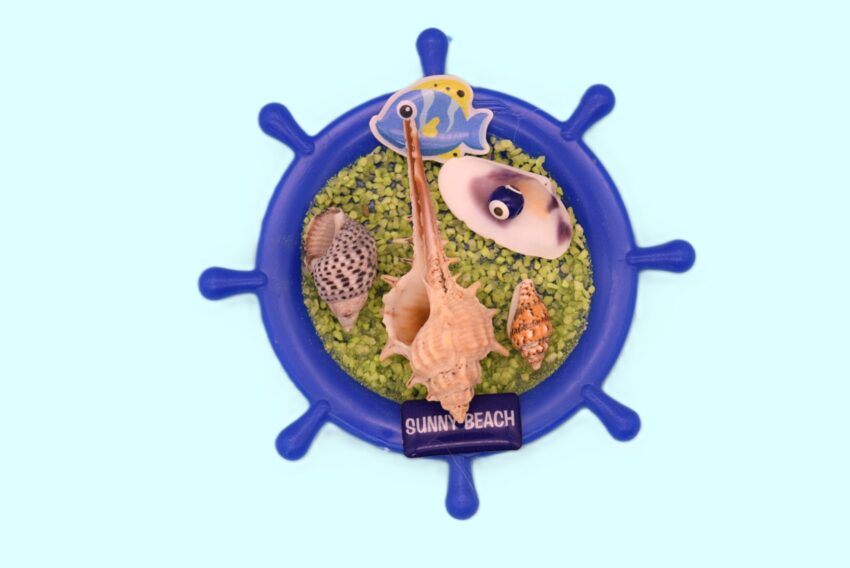 Сувенирен 3D магнит рул - Слънчев бряг