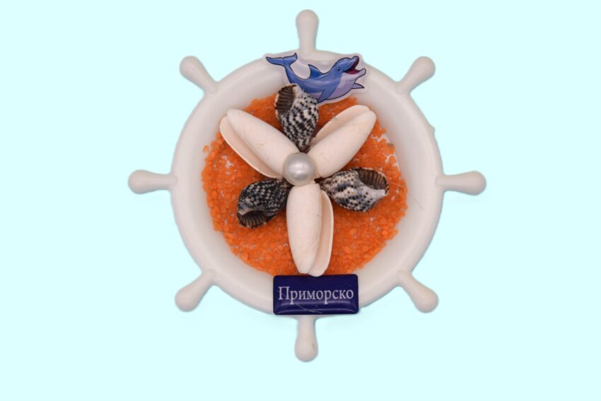 Сувенирен 3D магнит рул - Приморско 2