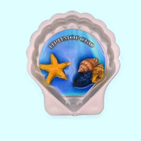 Сувенирен 3D магнит мида – Приморско