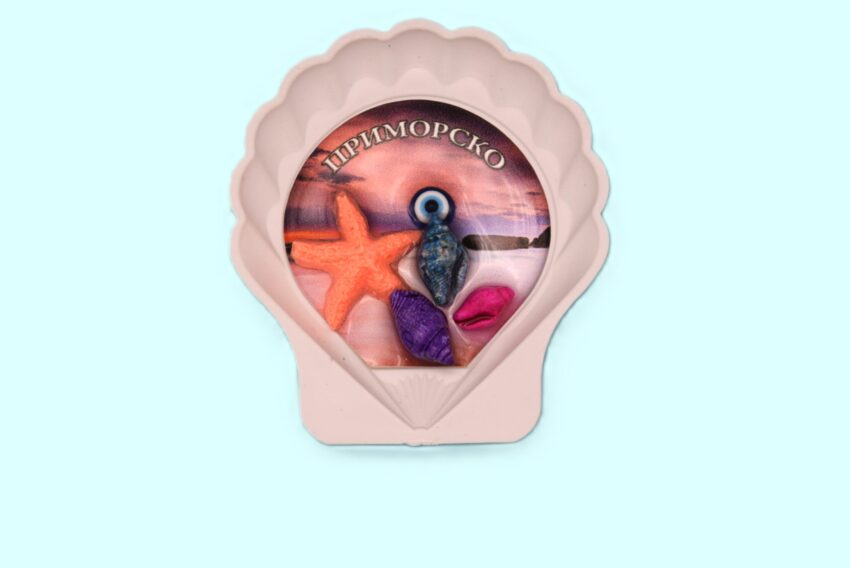 Сувенирен 3D магнит мида - Приморско 2