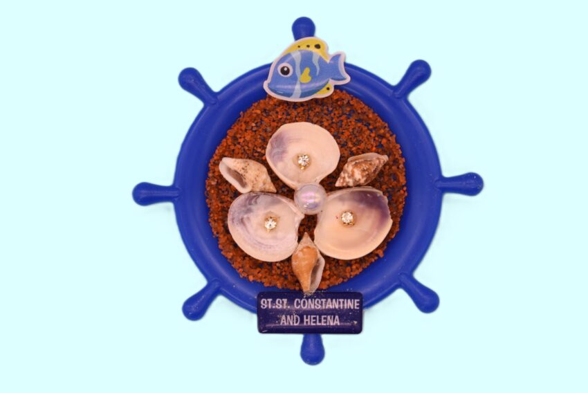 Сувенирен 3D магнит рул - Св. Константин и Елена 3