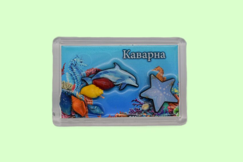 Сувенирен 3D магнит плочка - Каварна 5