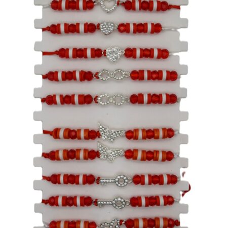 Комплект от 12 гривни – мартеница с мъниста 32