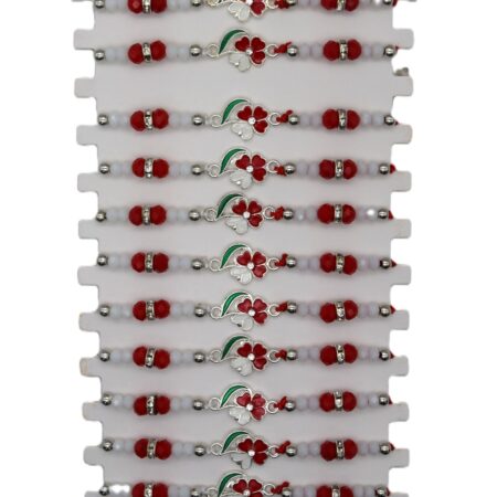 Комплект от 12 гривни – мартеница с мъниста 42