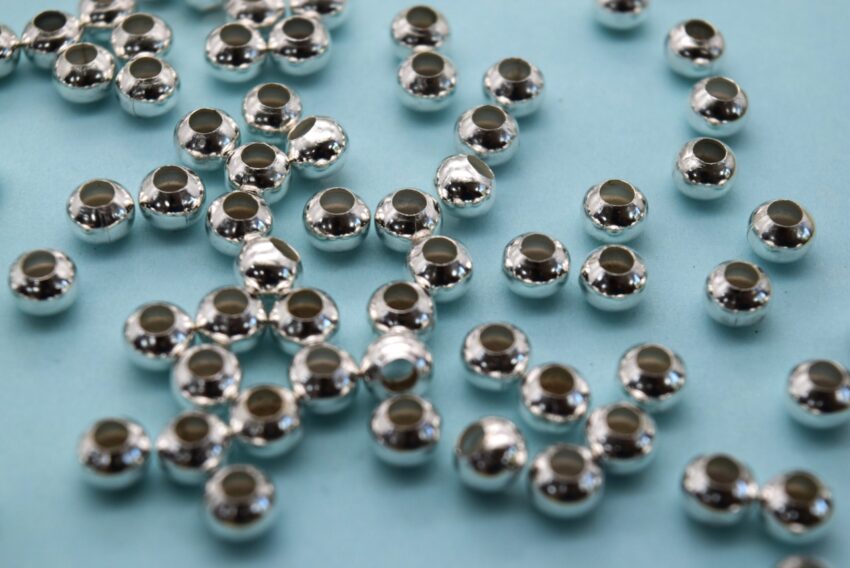 Метално мънисто топче 6 мм.