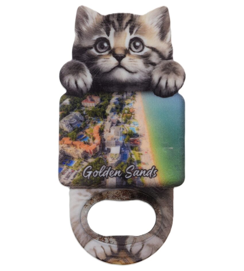 Магнитна отварачка коте - Златни пясъци