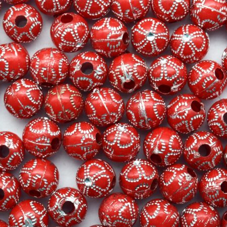 Мънисто топче с кристали 10 мм.