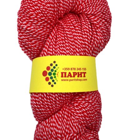 Пресукан конец в бяло и червено – Баба Марта 54