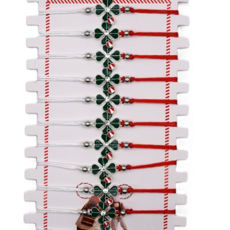 Комплект от 12 гривни – мартеница с мъниста 59