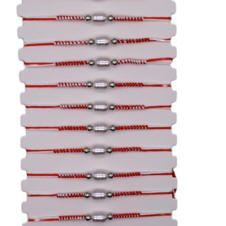 Комплект от 12 гривни – мартеница с мъниста 73