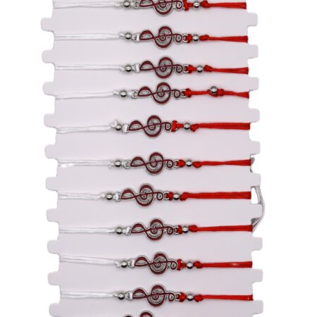 Комплект от 12 гривни – мартеница с мъниста 75