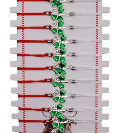 Комплект от 12 гривни – мартеница с мъниста 87