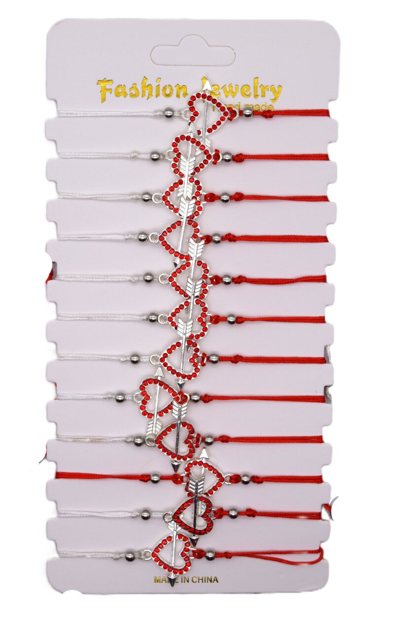 Комплект от 12 гривни - мартеница с мъниста 90