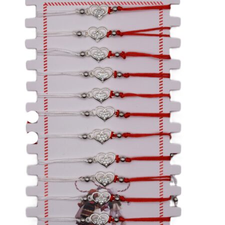 Комплект от 12 гривни – мартеница с мъниста 99