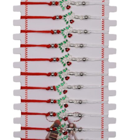 Комплект от 12 гривни – мартеница с мъниста 122