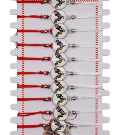 Комплект от 12 гривни – мартеница с мъниста 127