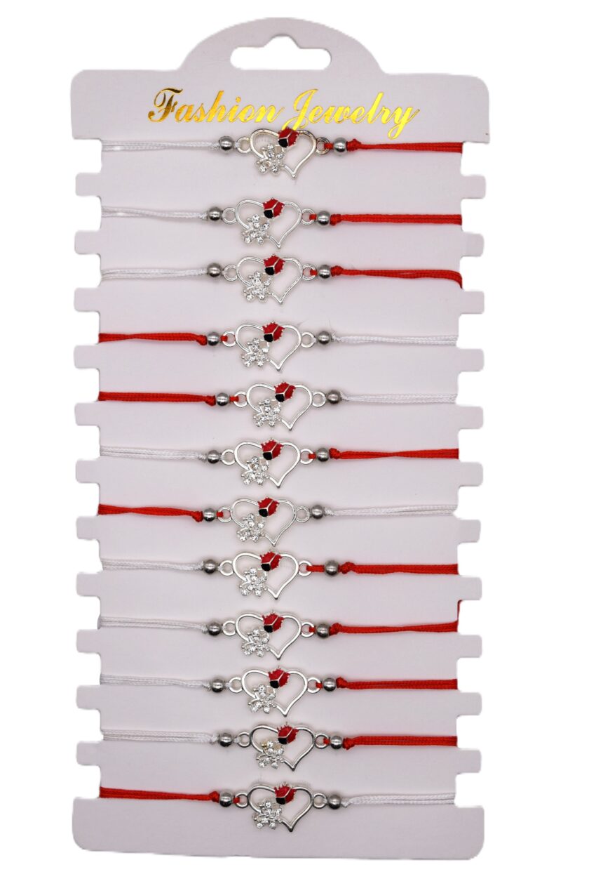 Комплект от 12 гривни - мартеница с мъниста 130